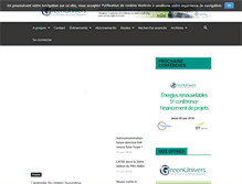 Tablet Screenshot of greenunivers.com